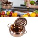 thumbnail image 5 of Freing Olla, Acero Inoxidable Estilo Japonés Sartén Freitante Bota Profunda Y Prevención De Desbordamiento Freidora Para Freír Chips De Papa Con Camarones De Pollo Pescado Y, 5 of 7