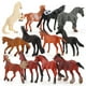 thumbnail image 1 of Juego de figuras de caballo genéricas de PVC en miniatura, 12 unidades, 1 of 3