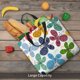 thumbnail image 5 of Disketp Colorful Butterflies Bolsa Tote de Lona para Mujer, Bolso de Hombro y Cruzado con Cierre de Cremallera, 5 of 7