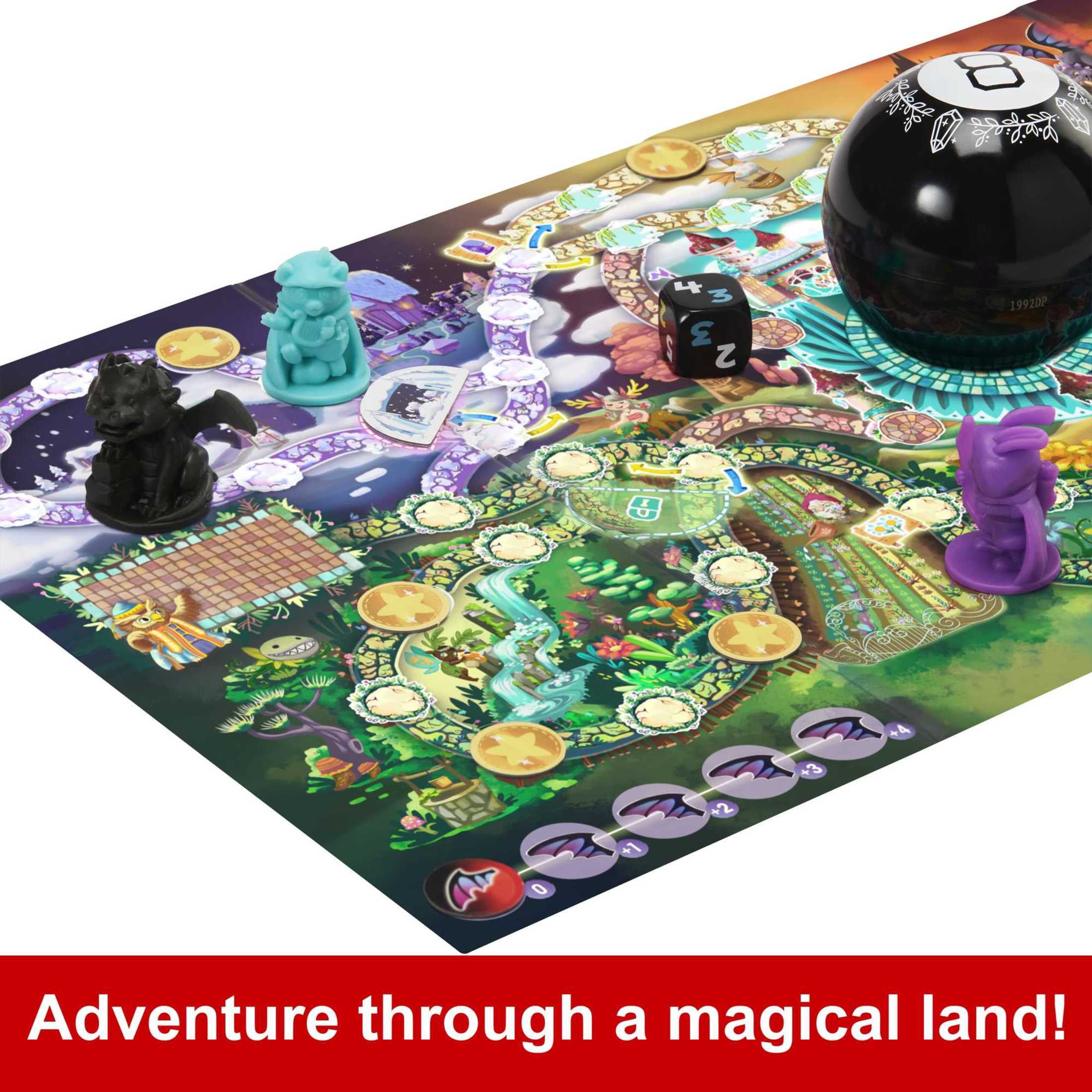 Magic 8 Ball Magical Encounters Board Game for Kids, Cooperative