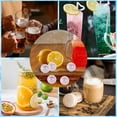 thumbnail image 5 of Reusable Ice Cube,Tutuviw 24 Pack Clear Plastic Ice Cube for Drinks Refreezable,Round Shape Plastic Ice Cubes,Washable Permanent Ice Ball for Cocktails,Coffee Non-Melting (BPA Free,Transparent), 5 of 8