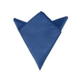 thumbnail image 1 of INSPIRE CHIC Men's Pocket Squares Solid Color Handkerchiefs Navy Blue One Size, 1 of 4