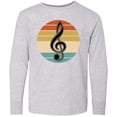 thumbnail image 3 of Inktastic Music Treble Clef Marching Band Long Sleeve Youth T-Shirt, 3 of 5