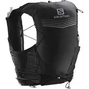 Salomon Advanced Skin 12 Set Unisex Trail Running Vest Backpack, Black, Small