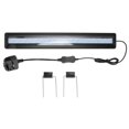 thumbnail image 1 of LED Aquarium Light Full Spectrum Ultra Slim Heat Dissipation Splash Proof Fish Tank Light with Extendable Brackets Black Plug 220V, 1 of 2