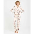 thumbnail image 2 of Real Essentials 2 Pack: Women's Comfy Pajama Sets - Short & Long Sleeve Ladies Loungewear Sleepwear PJs (Available In Plus), 2 of 8