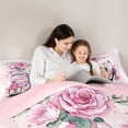 thumbnail image 5 of Castle Fairy Fashion High Heels Full Size Comforter Sets,Romantic Flower Rose Bedding Sets, 5 of 8