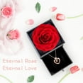 thumbnail image 4 of Gifts for Mom Preserved Real Rose with Necklace I Love You Mom in 100 Languages Forever Rose Mom Necklace from Daughter Son on Mother's Day Birthday, 4 of 12
