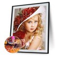 thumbnail image 1 of Cuadros Decorativos 5D diamante pintura chica completo redondo taladro Rhinestone DIY pared arte manualidades mosaico DQrwqpou Nuevos Originales, 1 of 9