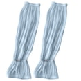 thumbnail image 1 of Sports Arm Cover Ladies Lace Fashion Cute Sun Cool Loose Long Length Breathable Stretchy Pearl Ribbon Silk, 1 of 7
