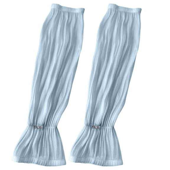 Sports Arm Cover Ladies Lace Fashion Cute Sun Breathable Stretchy Long Length Pearl Ribbon Silk