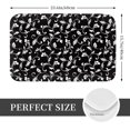 thumbnail image 2 of Kdxio Black White Leaves,16" x 24", Non-Slip Front Door Mats,Outdoor Welcome Mat Washable, 2 of 9