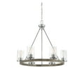 thumbnail image 3 of Trade Winds Lighting 5-Light Chandelier In Greywood Chrome, 3 of 6
