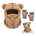 thumbnail image 1 of Gorros Tejidos Bufanda Máscara Peluches Gorros Frio+guantes, 1 of 8