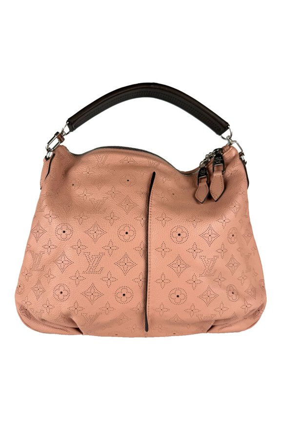 Pre-Owned Louis Vuitton LOUIS VUITTON Shoulder Bag Handbag Monogram Mahina Selene PM Rose...