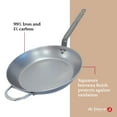 thumbnail image 2 of de Buyer - Mineral B Frying Pan - Nonstick Pan - Carbon and Stainless Steel - Induction-ready - 14", 2 of 6
