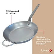 de Buyer - Mineral B Frying Pan - Nonstick Pan - Carbon and Stainless Steel - Induction-ready - 14