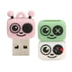 thumbnail image 4 of Unidad flash PVC estilo abeja de dibujos animados USB 2.0 estándar de intercambio en caliente memoria USB portátil para oficina y negocios, 4 of 8