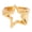 Gold, variant on Yammee Silver/Gold Plated Star Rings for Women Adjustable Alloy Rings for Daily Wear
