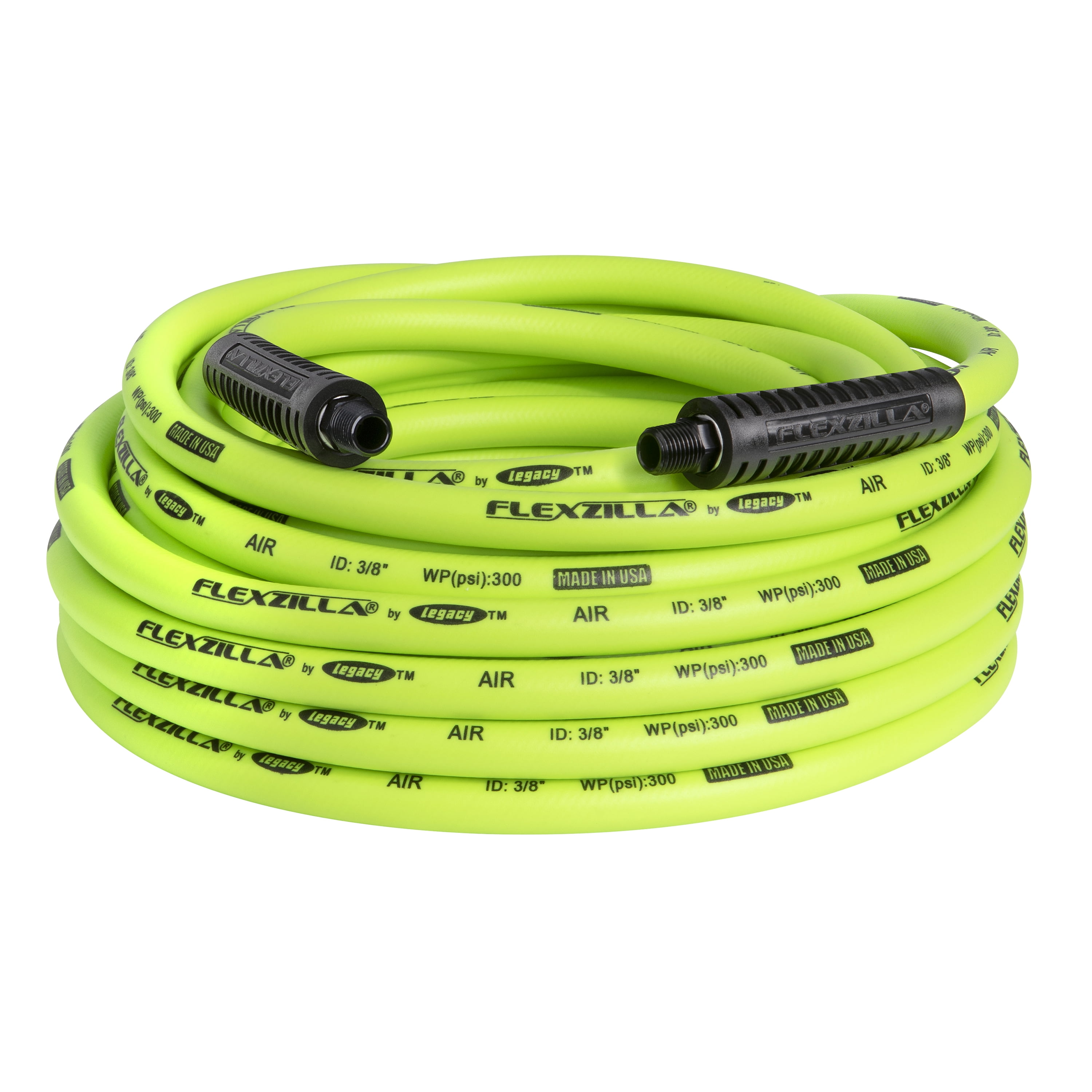 1/4 In MNPT Fittings X 50 Ft Hybrid, Lightweight Heavy Duty Details about   Air Hose 