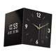 thumbnail image 2 of Reloj de esquina decorativo de pared de doble cara para cocina, hogar y sala de estar. 26cmx26cm, 2 of 9