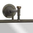 thumbnail image 6 of DecMode Industrial Rectangular Metal Wall Mirror with Pull Handle Design and Black Finish, 14"W x 28"H, 6 of 14