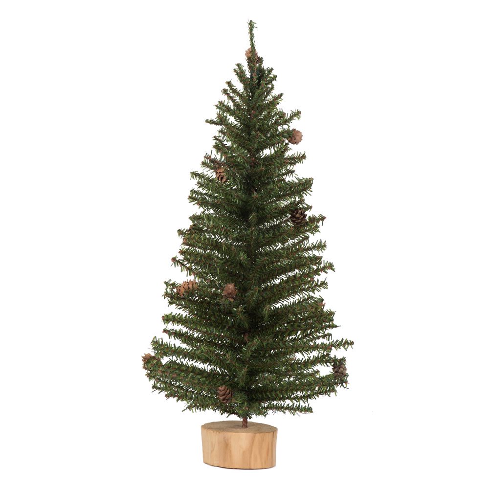 Vickerman 18" Carmel Pine Artificial Christmas Tree Unlit C803918 (Pack of 1)