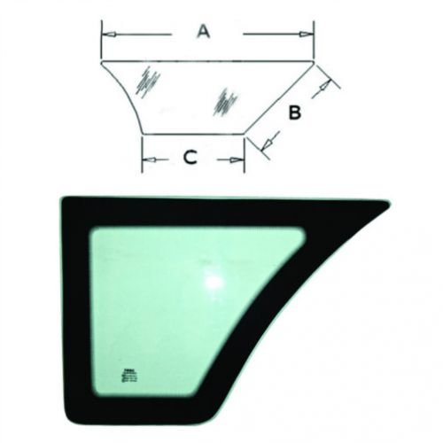 Cab Glass Door Lower Left Hand fits Case 570MXT 580 Super L 580SK
