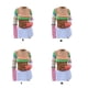 thumbnail image 5 of Minnieouse Surtido de colores llamativos y patrón de rayas clásico para jeans de moda para todas las ocasiones, adecuados sueltos y ajustados. Prendas para la parte del cuerpo  1 L, 5 of 6