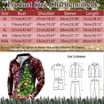 thumbnail image 3 of Mens Christmas Polo T-Shirt Zipper Lapel Long Sleeve Christmas Full Print Mens Performance Polos,Green,3XL, 3 of 4