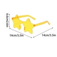 thumbnail image 3 of Yjdsgif Star Shape Sunglasses Star Shape Personality Sun Glasses Star Rimless Glasses for Women Men Party Best Choice, 3 of 5