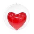 thumbnail image 3 of PVC Inflatable Heart Shaped Balloons With A Smaller Balloons Inside For Valentines's Day Decorations, 3 of 6