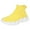 Yellow, variant on Mepaouo Kids Sock Sneakers Girls Boys Breathable Tennis Walking Running Slip on Shoes(Black,32)
