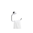 thumbnail image 2 of Kohler 27428-CBL Tone Towel Ring - Polished Chrome with Matte Black, 2 of 7