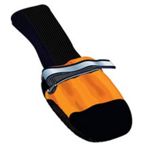 001128 Fleece Lined Muttluks Dog Boots, Set of 4, Orange, XXS, 1.5" to