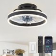 thumbnail image 1 of Ventilador de Techo ZMISHIBO 33 cm LED Regulable 120V con Control Remoto, 1 of 8