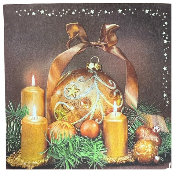 Keep Unique Christmas Paper Napkins, Holiday Paper Napkins, Assorted Color, 20/Pack