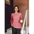 thumbnail image 6 of UTOURS Post Shoulder Surgery Shirts for Women Tear Away 3/4 Tops After Rotator Cuff Shirts Chemo Port Adaptive Clothing, 6 of 8