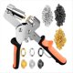 thumbnail image 2 of Kit de Herramientas para Ojales, Alicates Resistentes de 3/8 de Pulgada con 300 Ojales Metálicos., 2 of 5
