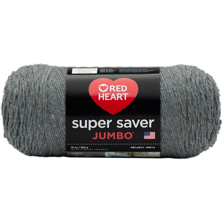 Red Heart® Super Saver® Yarn - Grey Heather, 1 ct - Foods Co.