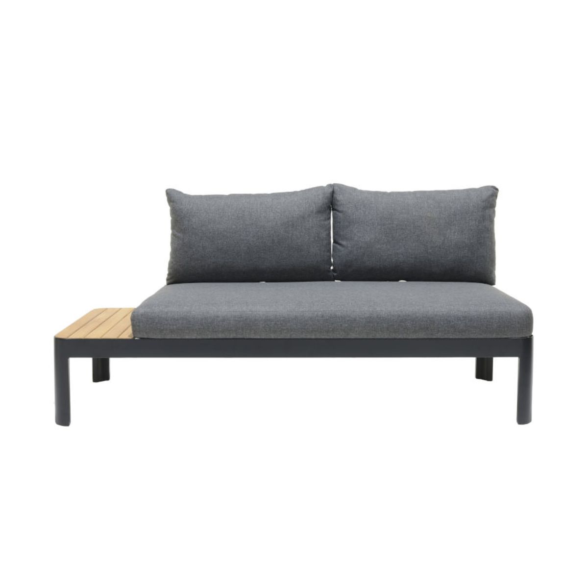 Amazonia Portofino , 100% FSC Certified Teak & Aluminum, Outdoor Patio Sofa with Cushions