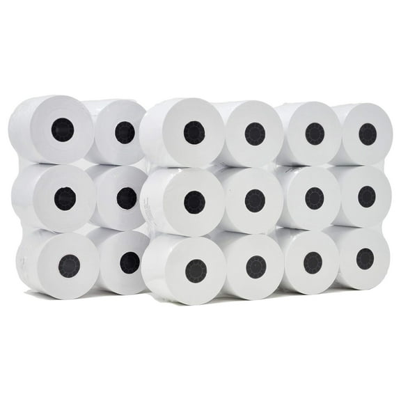2 1/4 in x 150 ft Calculator Paper Rolls (100 Rolls – 55 GSM) 2.25" x 150' Adding Machine Tape 1-Ply Receipt Paper for El-1750 1801 P23 XE A155 A152 A150 A130 ERC 340 380 322 ER 250 220