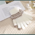 thumbnail image 3 of Guantes de cachemira acolchados y con pantalla táctil para adultos y estudiantes, cálidos y de invierno, para hombres y mujeres, 3 of 6