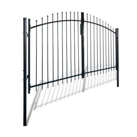 Ean 8718475895114 Outdoor Fence Double Door Gate With Spear Top