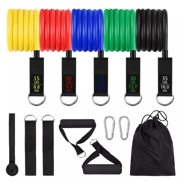 Bandas Elásticas de Resistencia Shendy Vendy Kit de 11 Piezas