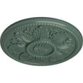 thumbnail image 3 of Ekena Millwork 18"OD x 1 3/4"P Edinburgh Ceiling Medallion (Fits Canopies up to 5 1/4"), Hand-Painted Cloud Burst, 3 of 6