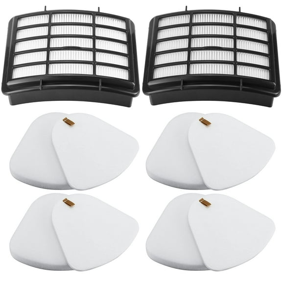 Reemplazo de filtro mejorado compatible con Shark Navigator Lift-Away NV350 NV351 NV352 NV355 NV356E NV357 NV360 NV370 UV440 UV540 Reemplaza directamente XFF350 XHF350 2 Hepa + 4 filtros de espuma