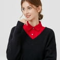 thumbnail image 5 of Zhengup Fake Collar Detachable Dickey Collar Blouse Half Shirts Collar Lapel Shirt Collar Faux Collar False Collar for Women, 5 of 5