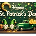 thumbnail image 5 of LUUFILx St. Patrick's Day Background Gnome Backdrop Party Supplies Decorations Banner Photography Props Festival Celebration Decor, 5 of 9