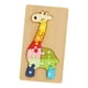 thumbnail image 5 of Rompecabezas de madera para preescolar, desarrollo temprano, juguetes Montessori, juguete de viaje para Jirafa, 5 of 9